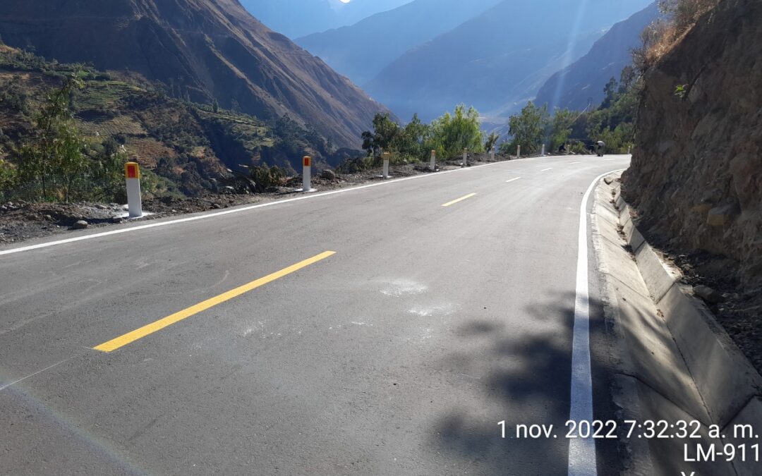 RECUPERACIÓN DE 7964 KM DE LA CARRETERA DESDE MAGDALENA DEL RIO A YAUYOS